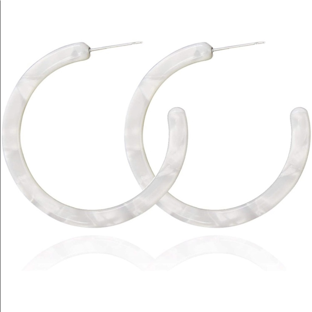 Tortoise Hoop Earrings